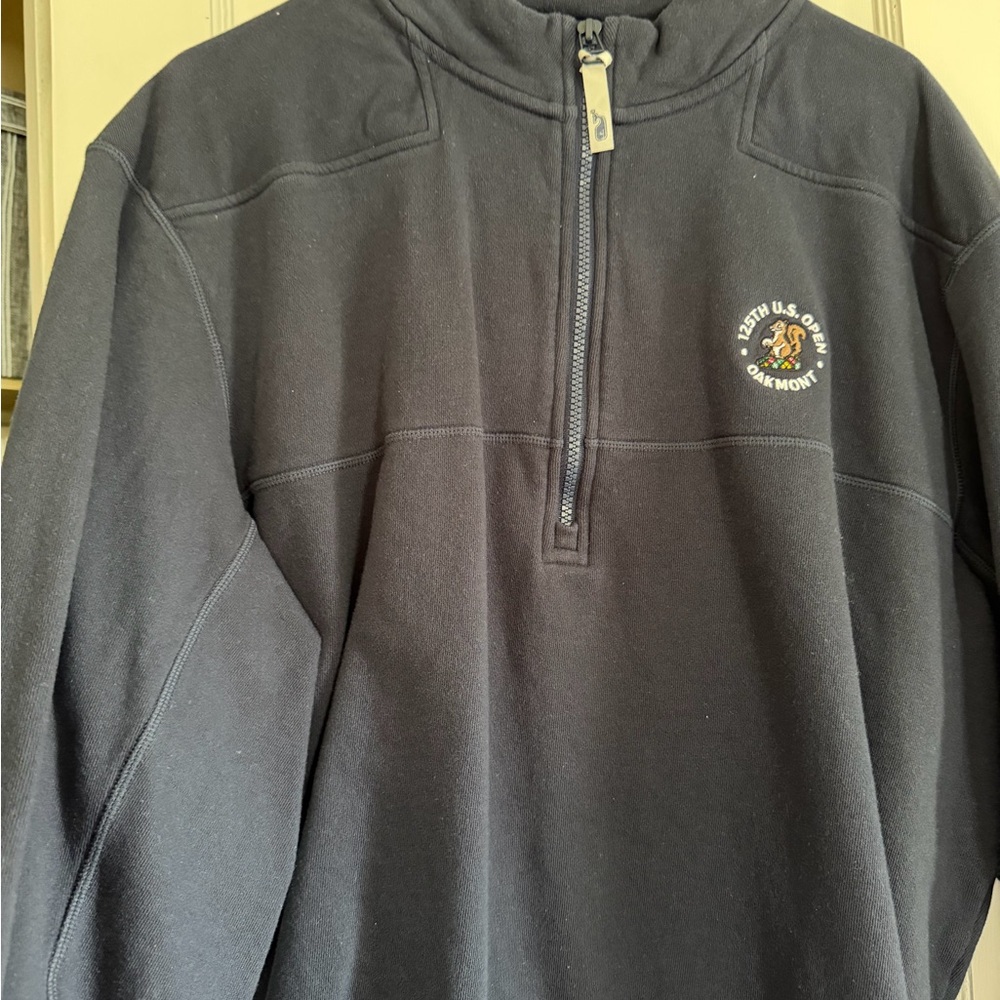 US Open Vineyard Vines Quarter-Zip Pullover Sweater - Navy